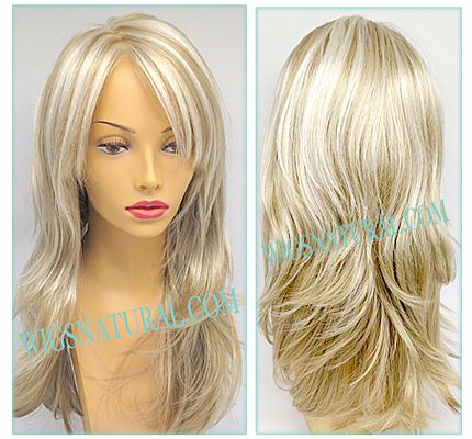 Envy mono top with lace front wig Brooke, color shown light blonde