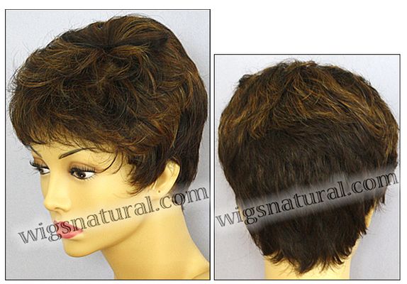 Envy mono top with lace front wig Jeannie, color shown chocolate caramel