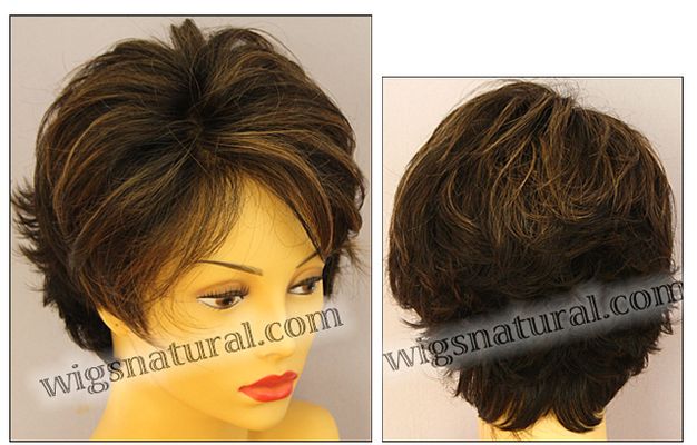 Envy mono top with lace front wig Micki, color shown amaretto cream