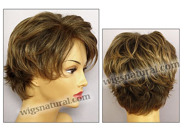 Envy mono top with lace front wig Micki, color shown frosted Envy mono top with lace front wig Micki, color shown frosted