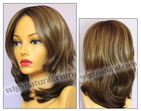 Envy mono top with lace front wig Rylee, color shown toasted sesame