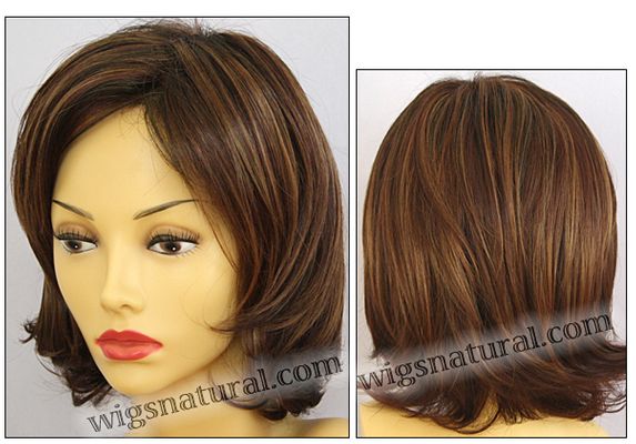 Envy mono top with lace front wig Taylor, color shown cinnamon raisin Envy mono top with lace front wig Taylor, color shown cinnamon raisin