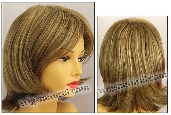 Envy mono top with lace front wig Taylor, color shown mocha frost Envy mono top with lace front wig Taylor, color shown mocha frost
