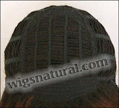 Envy open top wig Alyssa,  Average cap size, color shown chocolate cherry