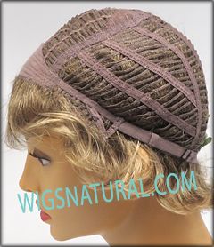 Envy open top wig Alyssa,  Average cap size, color shown frosted