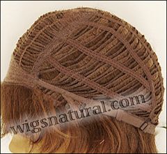 Envy open top wig Alyssa,  Average cap size, color shown light brown