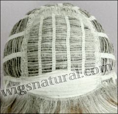 Envy open top wig Alyssa,  Average cap size, color shown medium grey