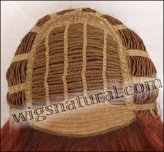 Envy open top wig Alyssa,  Average cap size, color shown lighter red