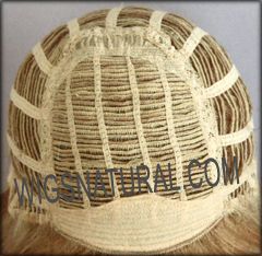 Envy open top wig Alyssa,  Average cap size, color shown medium blonde