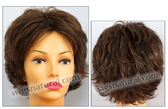 Envy open top wig Alyssa,  Average cap size, color shown medium brown