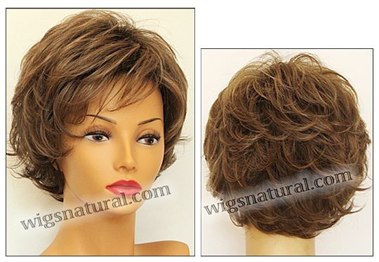Envy open top wig Alyssa,  Average cap size, color shown toasted sesame