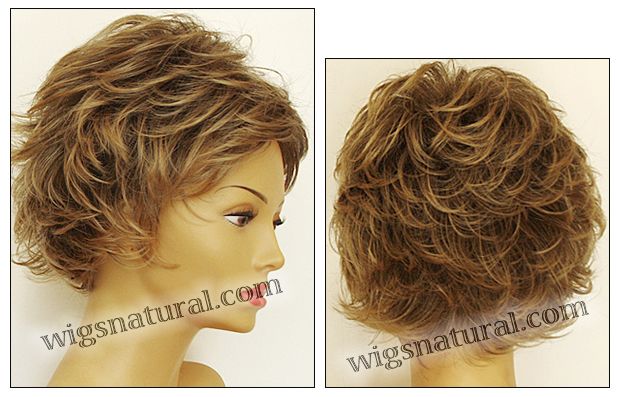 Envy open top wig Alyssa, color shown frosted