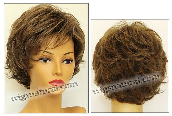 Envy open top wig Alyssa, color shown toasted sesame