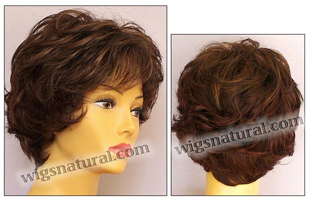 Envy open top wig Bryn, color shown cinnamon raisin 