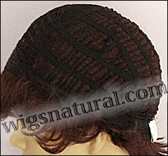 Envy open top wig Bryn,  color shown cinnamon raisin