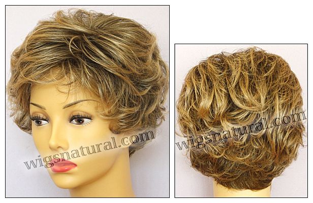 Envy open top wig Bryn, color shown frosted