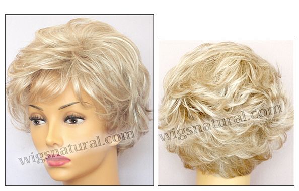 Envy open top wig Bryn,  color shown light blonde
