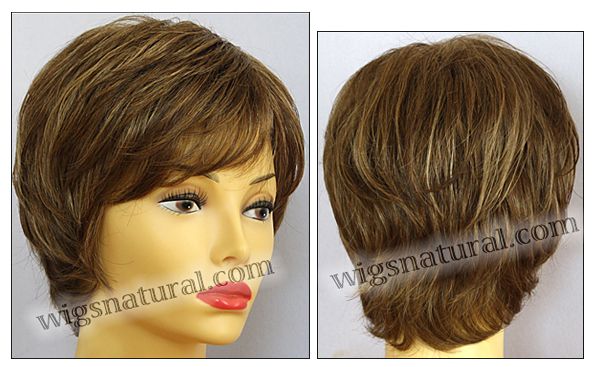 Envy open top wig Elle, color shown light brown