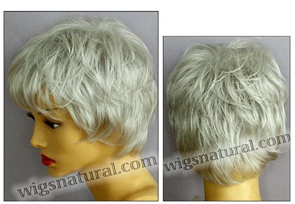 Envy open top wig Elle, color shown light grey
