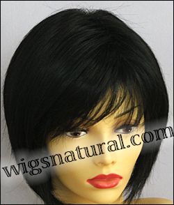 Envy open top wig Francesca, color shown black