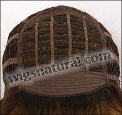 Envy open top wig Penelope, Average cap size, color shown chocolate caramel Envy open top wig Penelope, Average cap size, color shown chocolate caramel