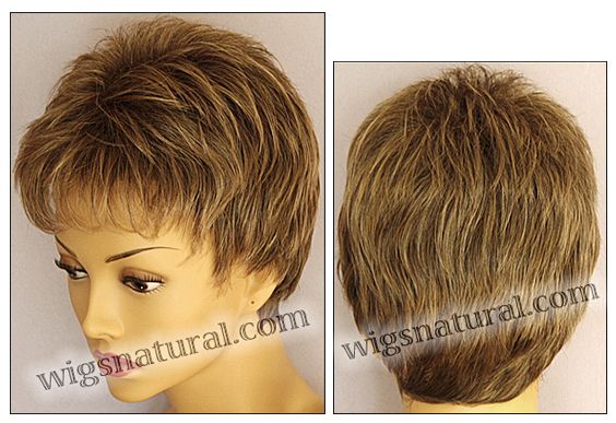Envy open top wig Penelope, Average cap size, color shown frosted