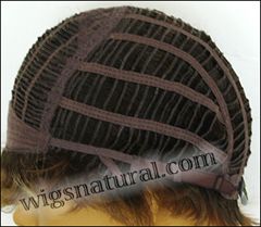 Envy open top wig Penelope, Average cap size, color shown golden nutmeg