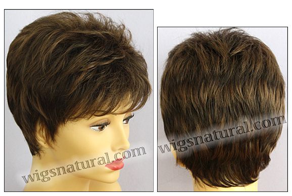 Envy open top wig Penelope, Average cap size, color shown medium brown