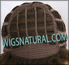 Envy open top wig Penelope, Average cap size, color shown medium brown