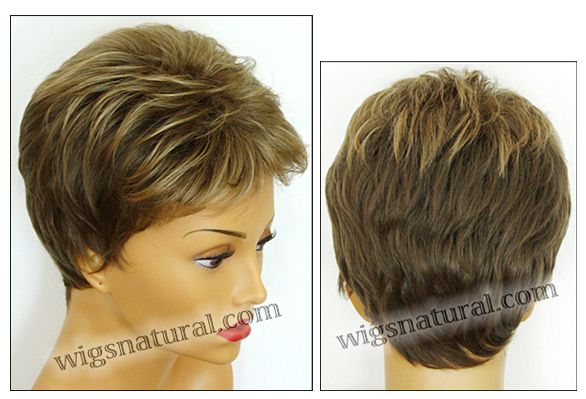 Envy open top wig Penelope, Average cap size, color shown mocha frost
