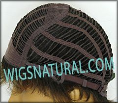 Envy open top wig Penelope, Average cap size, color shown toasted sesame