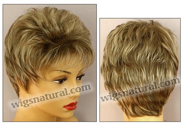 Envy open top wig Penelope, color shown dark blonde