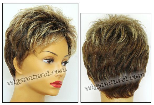 Envy open top wig Penelope, color shown golden nutmeg