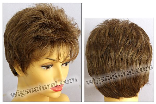 Envy open top wig Penelope, color shown light brown