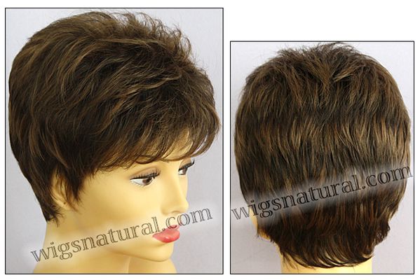Envy open top wig Penelope, color shown medium brown