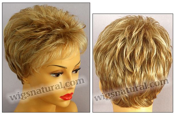 Envy open top wig Penelope, color shown vanilla butter