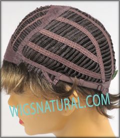 Envy open top wig, Petite cap wig PT Jacqueline, color shown toasted sesame Envy open top wig, Petite cap wig PT Jacqueline, color shown toasted sesame