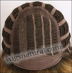 Envy open top wig Scarlett,  Average cap size, color shown golden nutmeg