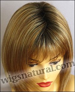 Envy open top wig Scarlett, color shown golden nutmeg