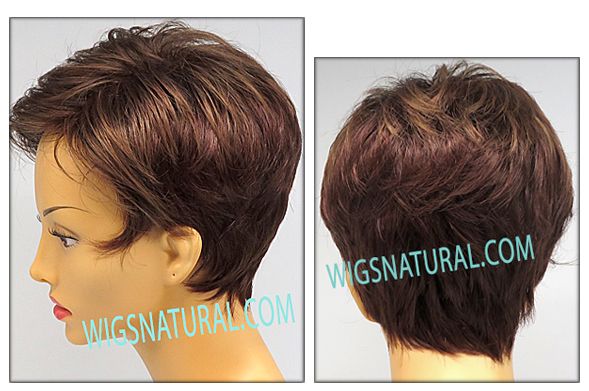 Envy Open top wig Shari, color shown cinnamon raisin