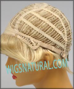 Envy Open top wig Shari, color shown medium blonde Envy Open top wig Shari, color shown medium blonde