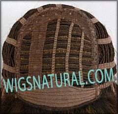 Envy open top wig Sheila,  color shown chocolate caramel