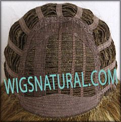 Envy open top wig Sheila,  color shown frosted