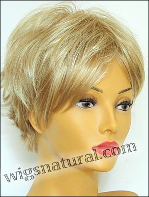 Envy open top wig Tara, color shown medium blonde