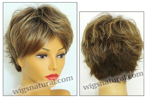 Envy open top wig Tara, color shown toasted sesame