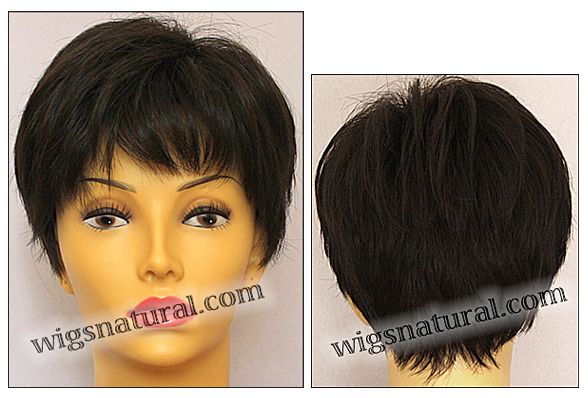 Envy open top wig Tiffany, Average cap wig, color shown dark brown Envy open top wig Tiffany, Average cap wig, color shown dark brown