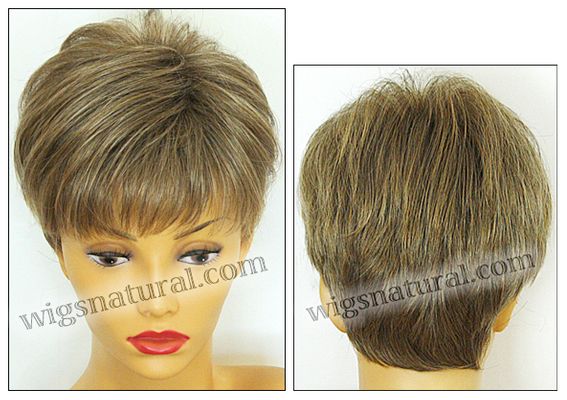 Envy open top wig Tiffany,  Average cap wig, color shown frosted