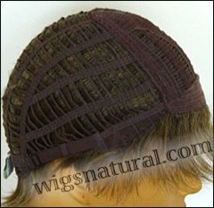 Envy open top wig Tiffany,  Average cap wig, color shown frosted