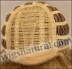 Envy open top wig Tiffany, Average cap wig, color shown medium blonde Envy open top wig Tiffany, Average cap wig, color shown medium blonde