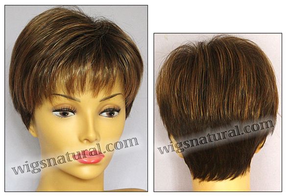 Envy open top wig Tiffany, color shown chocolate caramel